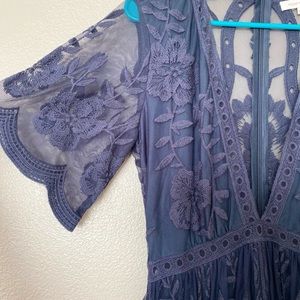 Morning Lavender Bestseller Lace Romper